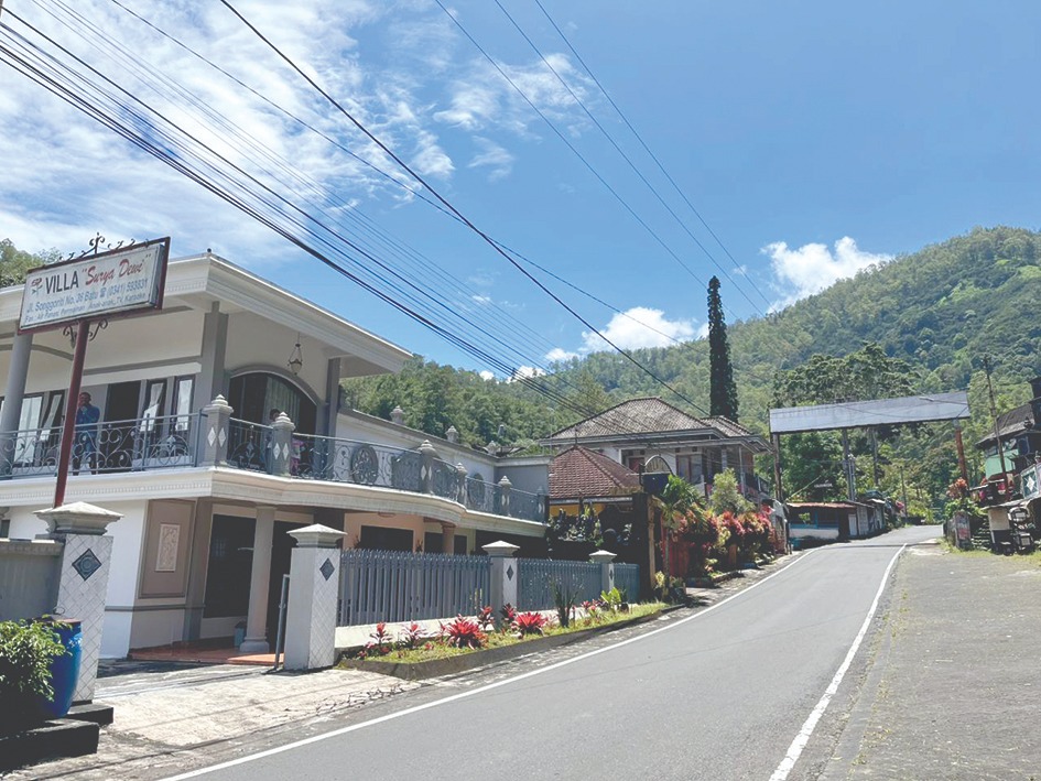 SEPI: Kondisi vila di kawasan wisata Songgoriti tampak lengang kemarin