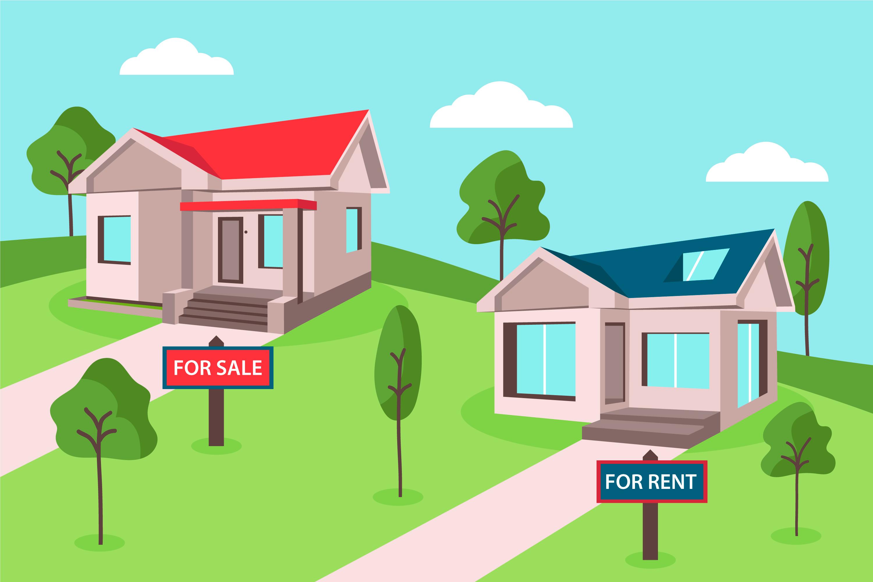 LOKASI STRATEGIS: Salah satu perumahan di Desa Giripurno, Kecamatan Bumiaji menjadi titik yang diminati pengembang. (Freepik)