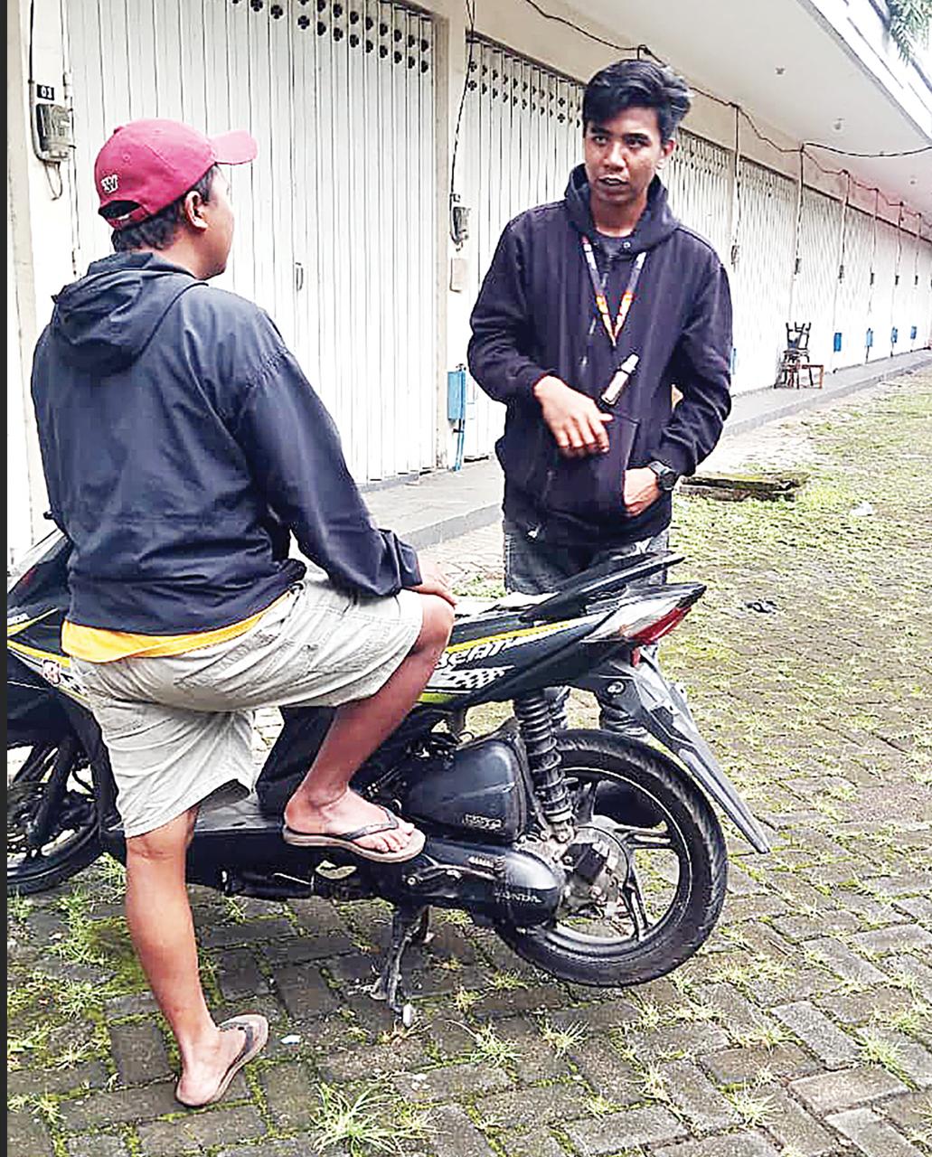 DALAM PENCARIAN: Foto wajah pelaku yang membawa kabur motor dengan modus test drive di Kabupaten Mojokerto pada 5 Februari lalu.