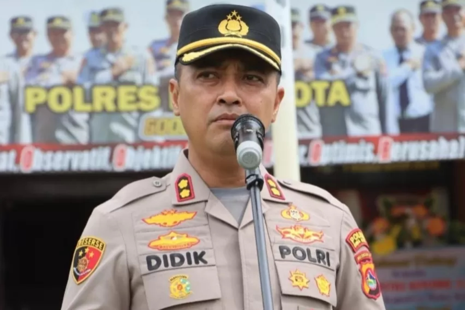 Kapolres Bima Kota Nonaktif AKBP Didik Putra Kuncoro. Ia Diperiksa Mabes Polri dalam kasus narkoba. (Istimewa/Lombok Post)
