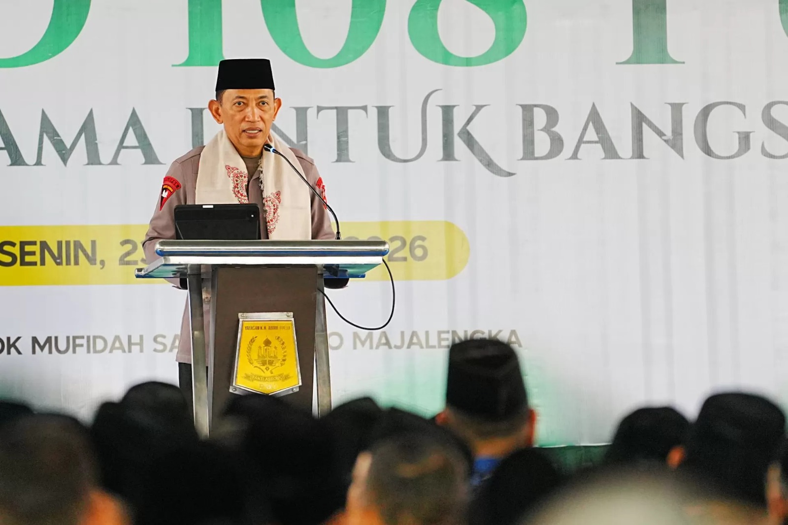 Kapolri Listyo Sigit Prabowo di Majalengka, Jawa Barat. (Mabes Polri)