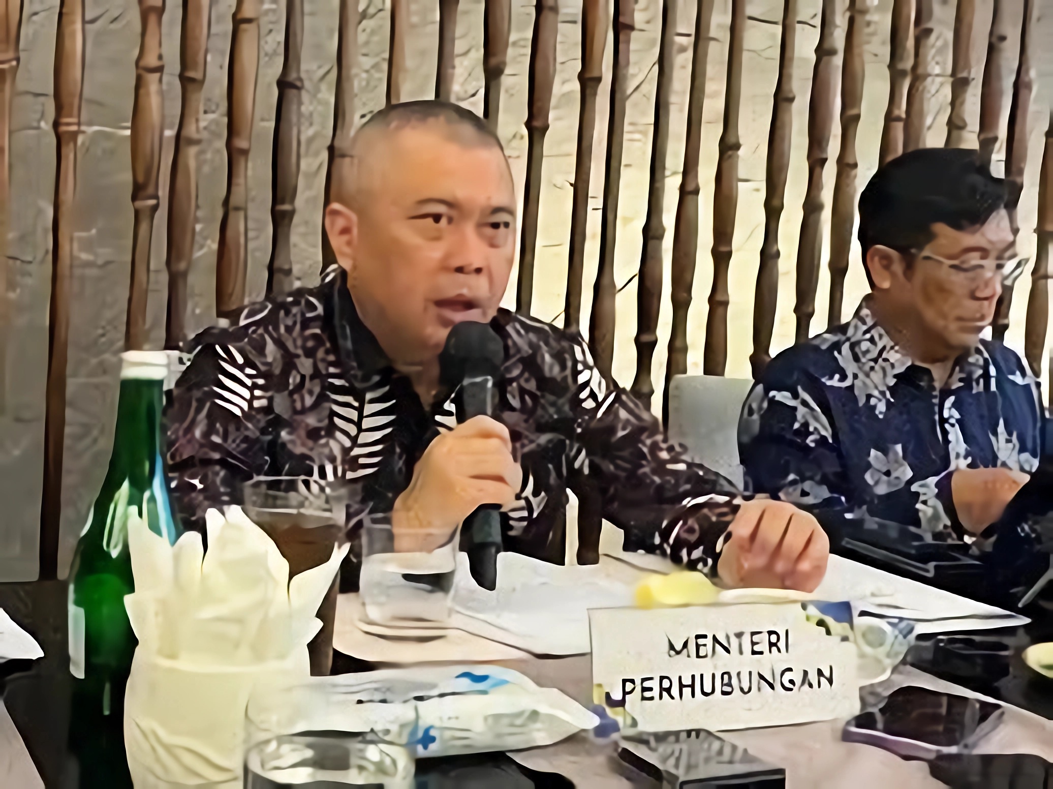 Menhub Dudy Purwagandi. (Nurul Fitriana/JawaPos.com)