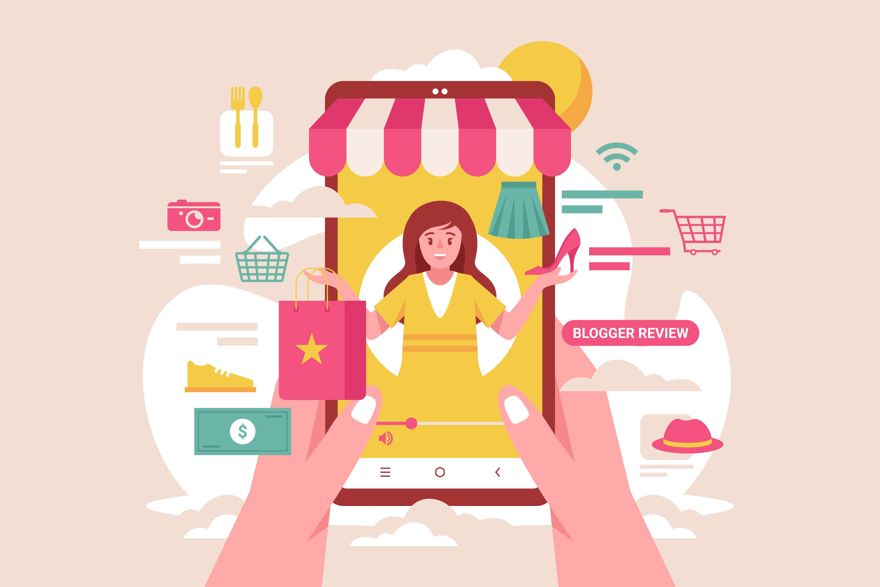 Ilustrasi marketplace (Freepik).