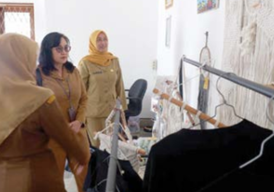 BERSIH DAN NYAMAN: Rumah di Jalan Bukit Berbunga, Sidomulyo, Batu kini resmi dipinjamkan untuk kantor operasional Rumah Inklusi Kota Batu. FOTO ISTIMEWA 