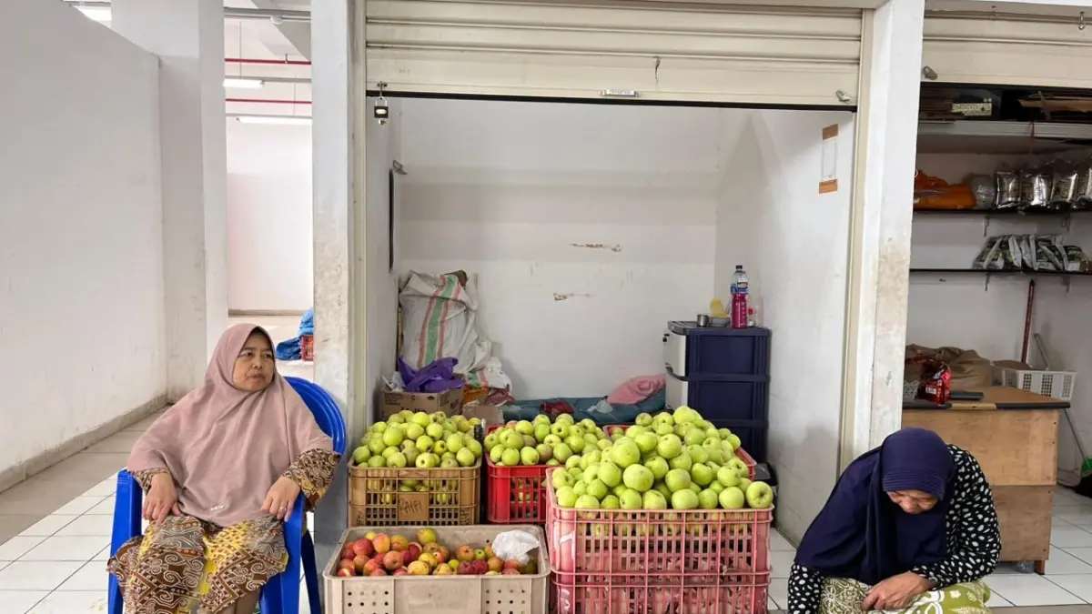 HARGA TINGGI: Harga buah apel saat ini tembus Rp28 ribu per kilogram dari petani