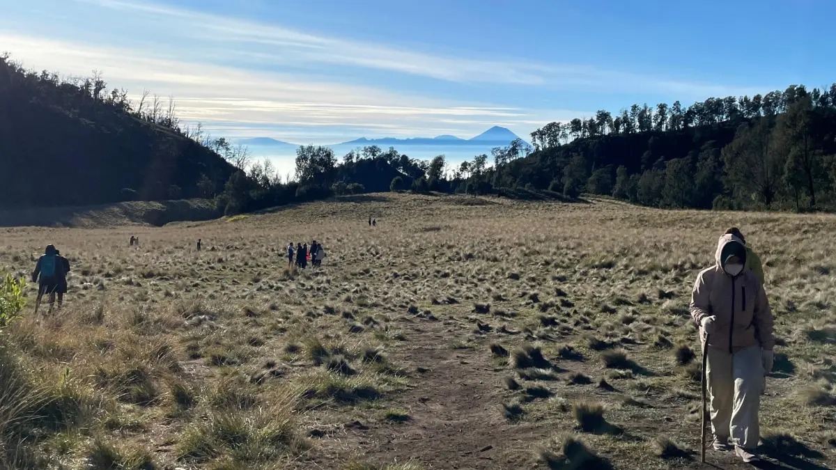 Aktivitas pendakian di Gunung Panderman dan Buthak. (Istimewa)