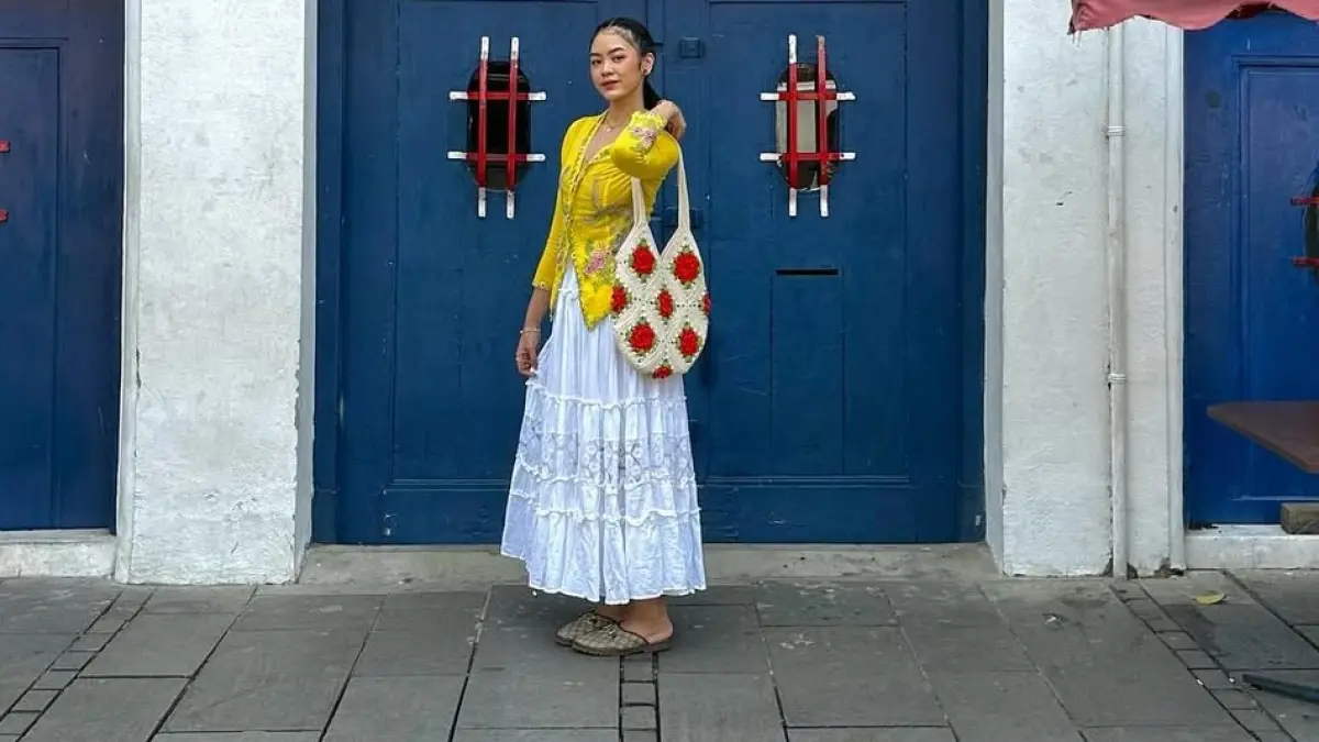 Kebaya ala Rania Yamin (Instagram/raniaayamin)