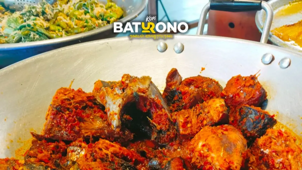 salah satu menu Kopi Baturono, yaitu ikan tongkol (Instagram @kopibaturono) 
