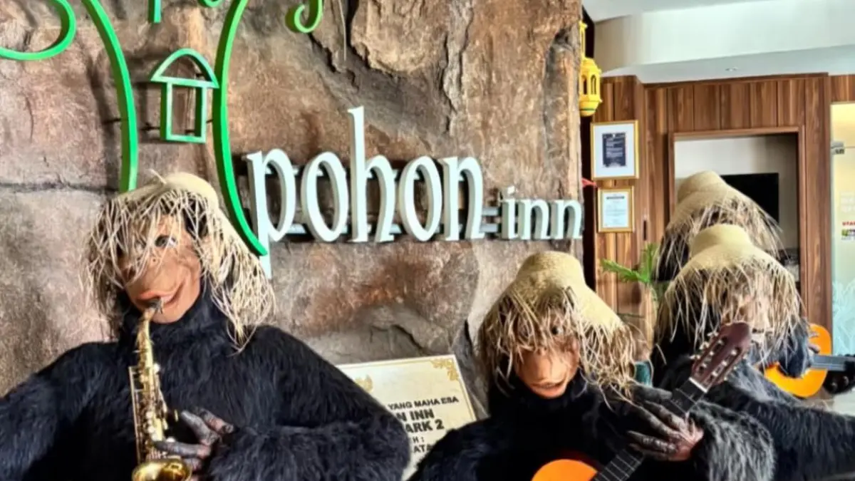 Makan sambil lihat satwa, Jungle Resto Pohon Inn hadirkan pengalaman unik dengan konsep alam dan all you can eat yang seru untuk family time (Instagram @jalansamananayuk)