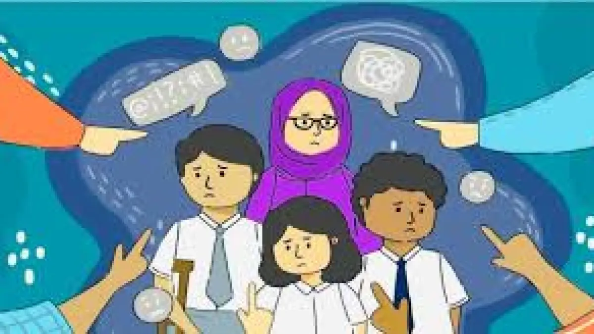 Poster Demonstrasi SMPN 2 Kelapa Dua Dalam Artikel Edukatif Mencegah Bullying