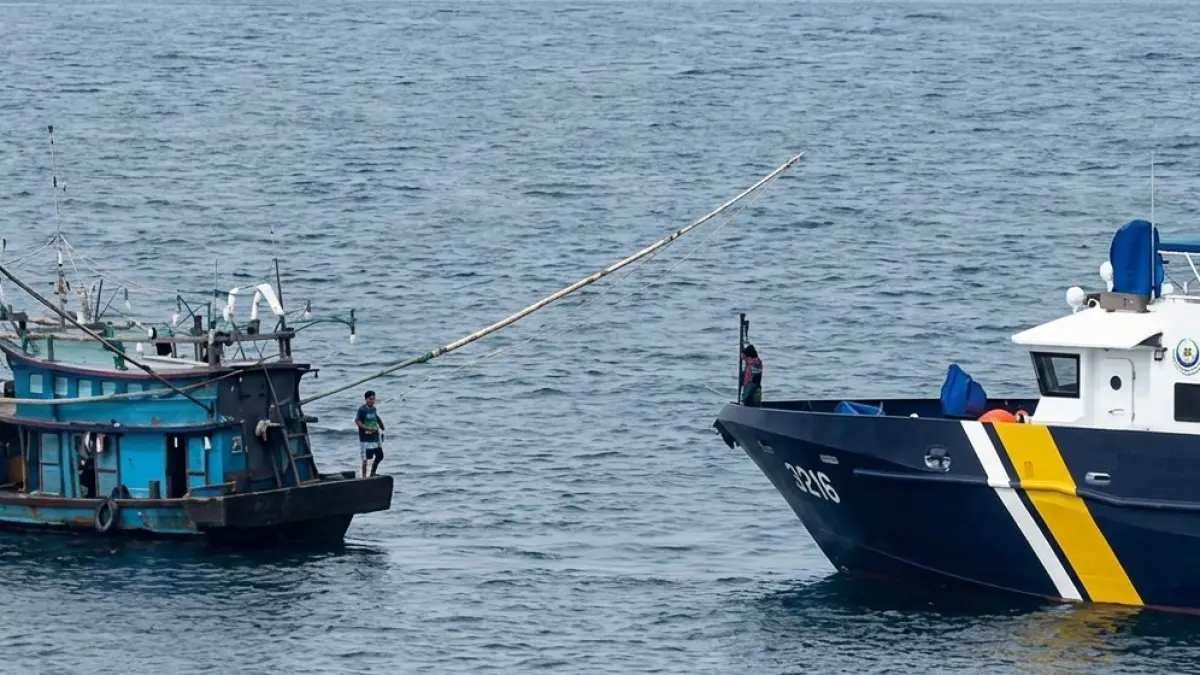 SELAT MALAKA: Penolakan wacana kebijakan pemajakan jalur pelayaran bagi kapal asing. (Sumber: Istimewa)