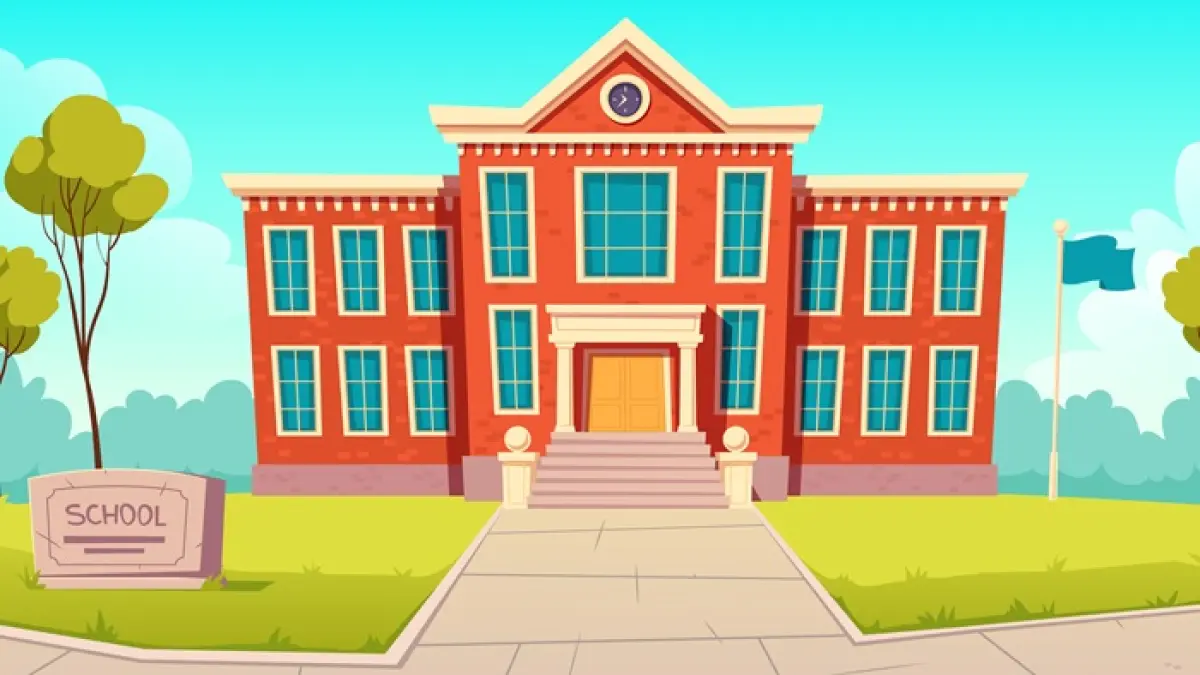 Illustrasi sekolah (Freepik)