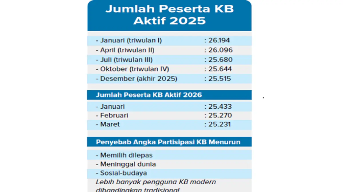 Jumlah Peserta KB Aktif 2025