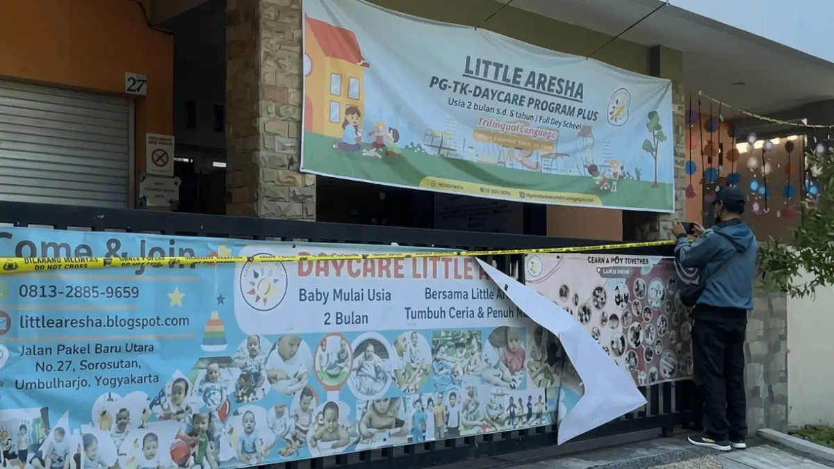 DAYCARE LITTLE ARESHA: Perkembangan Kasus Masih Didalami Polisi, 13 Tersangka Ditetapkan. (Sumber Istimewa)