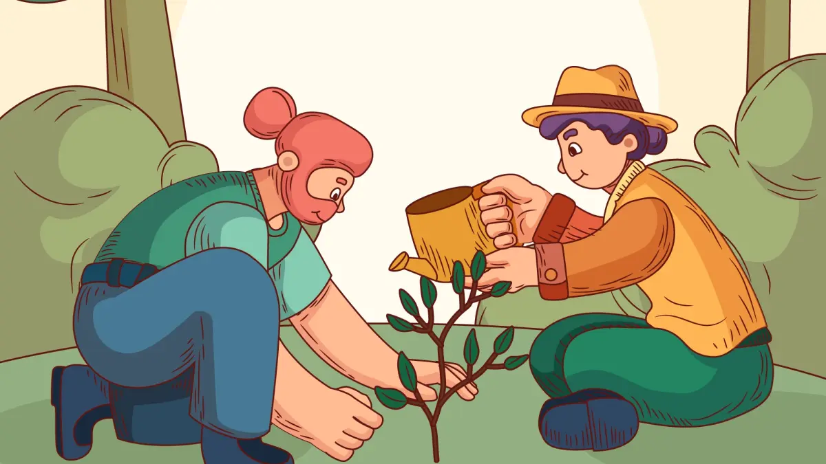 Illustrasi reboisasi (Freepik)