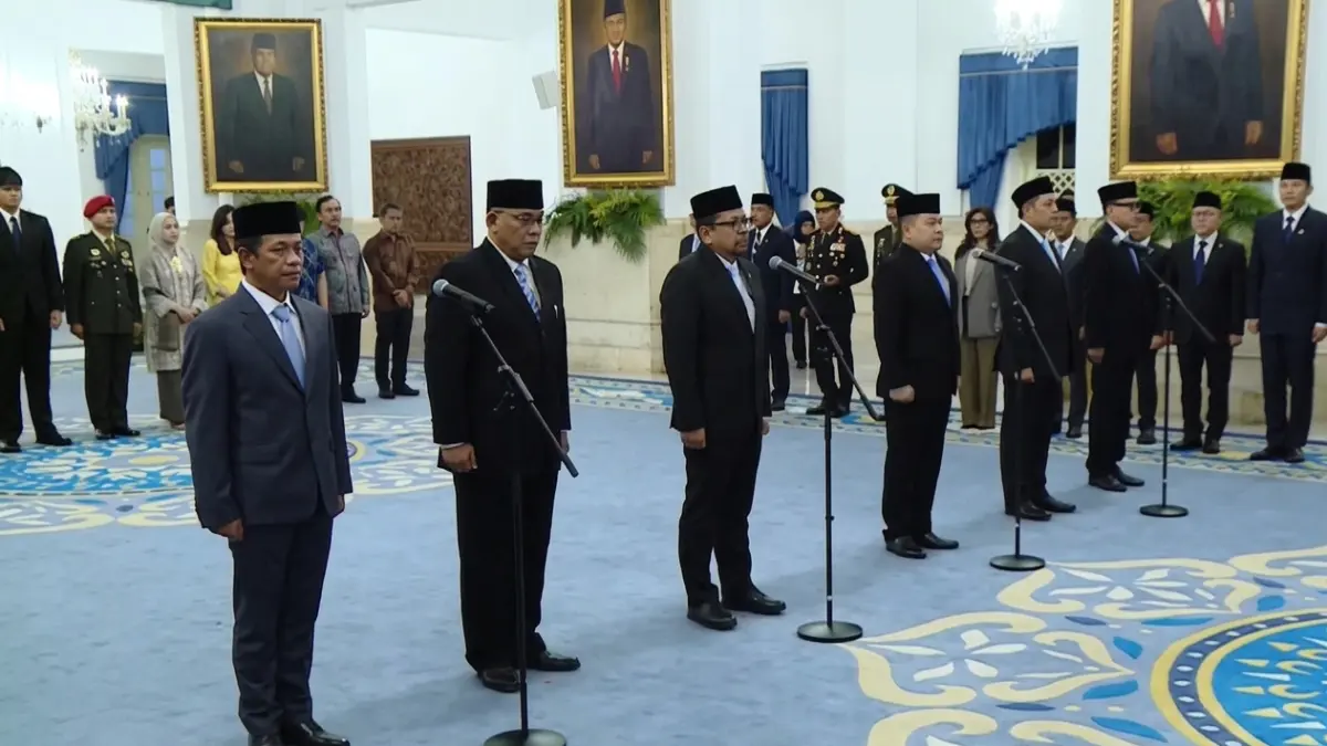 RESHUFFLE KABINET MERAH PUTIH: Enam Pejabat Dilantik Prabowo Hari Ini. (Sumber: Istimewa)