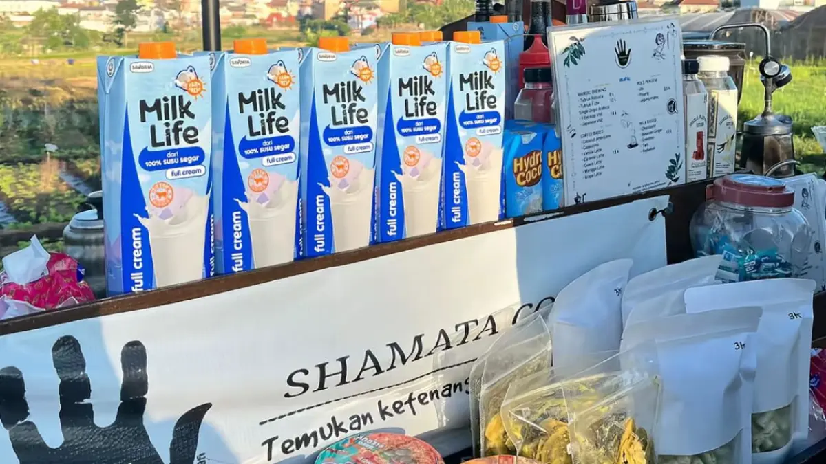 Shamata: temukan ketenangan di setiap tegukan (Tiktok @khismamua)