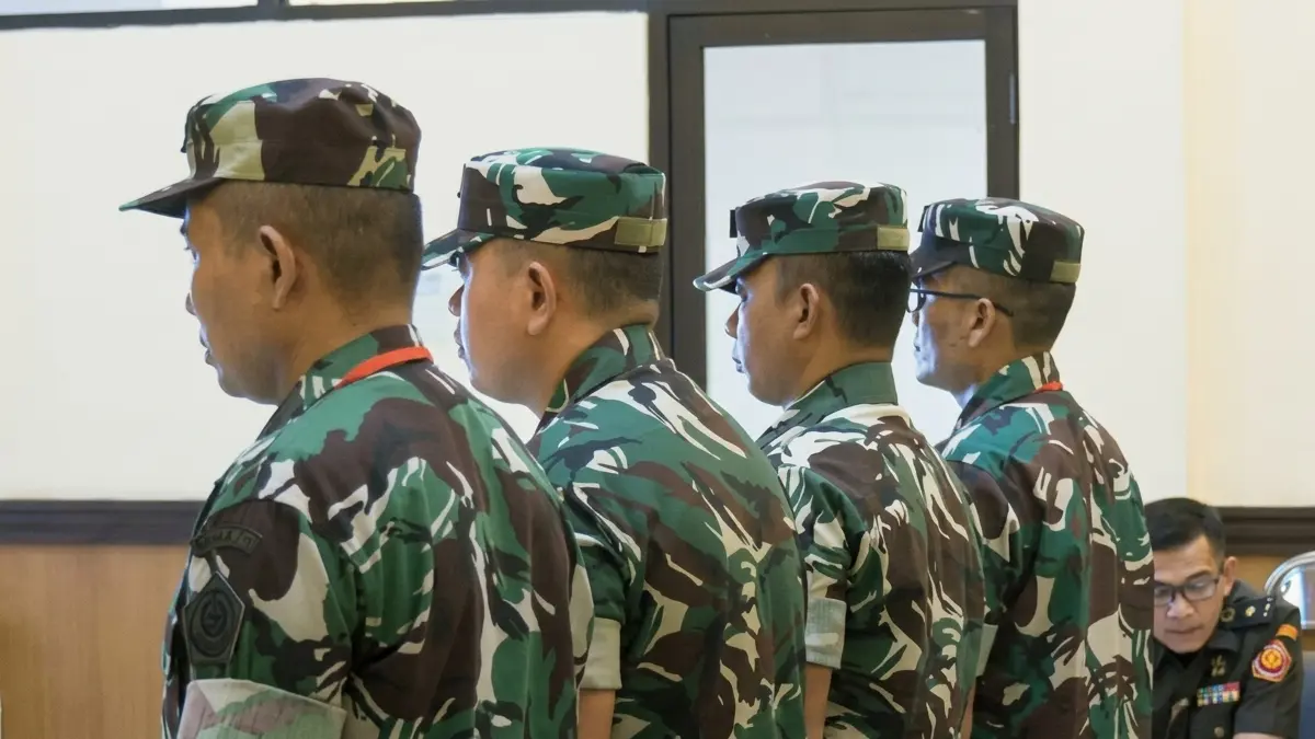 SIDANG DAKWAAN KASUS ANDRIE YUNUS: Pemaparan Motif Empat Terdakwa Penyiraman Air Keras. (Sumber: Istimewa)