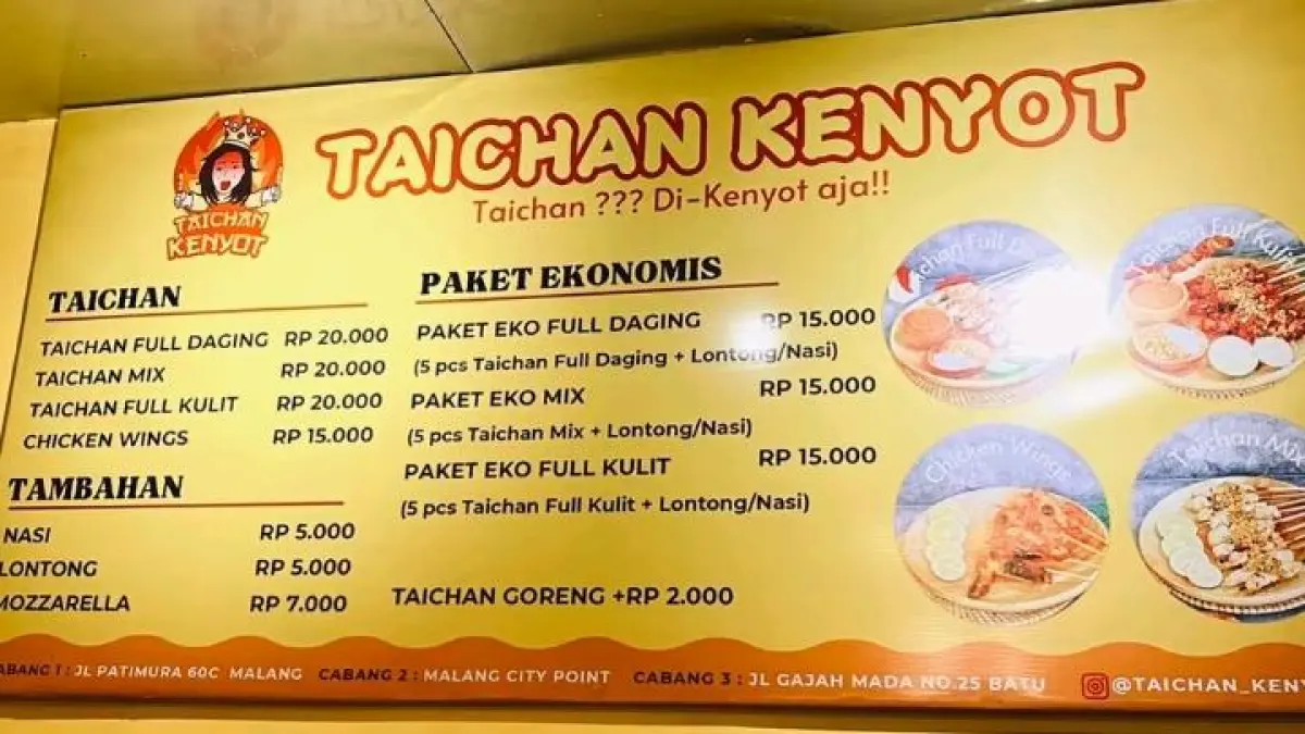 Sate Taichan Kenyot di Kota Batu(Tiktok @hi.teaa)