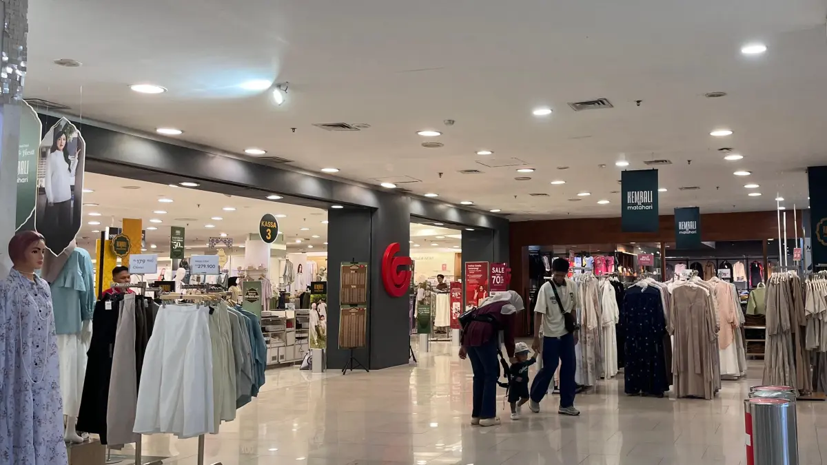 Suasana Lippo Plaza Batu sepi saat libur panjang pekan lalu. (Zanadia Manik Fatimah/Radar Batu)