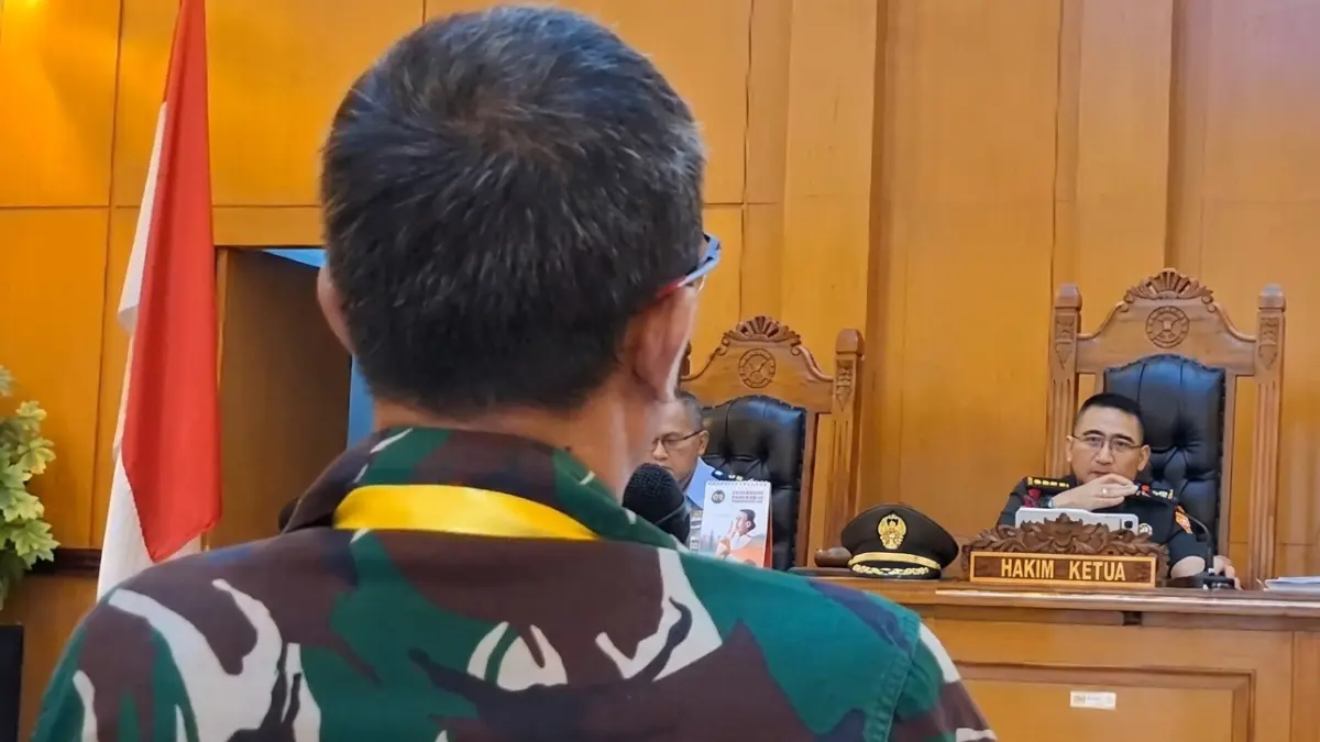PERSIDANGAN LANJUTAN KASUS ANDRIE YUNUS: Psikolog TNI Ungkap Kepribadian Empat Terdakwa. (Sumber: Istimewa)