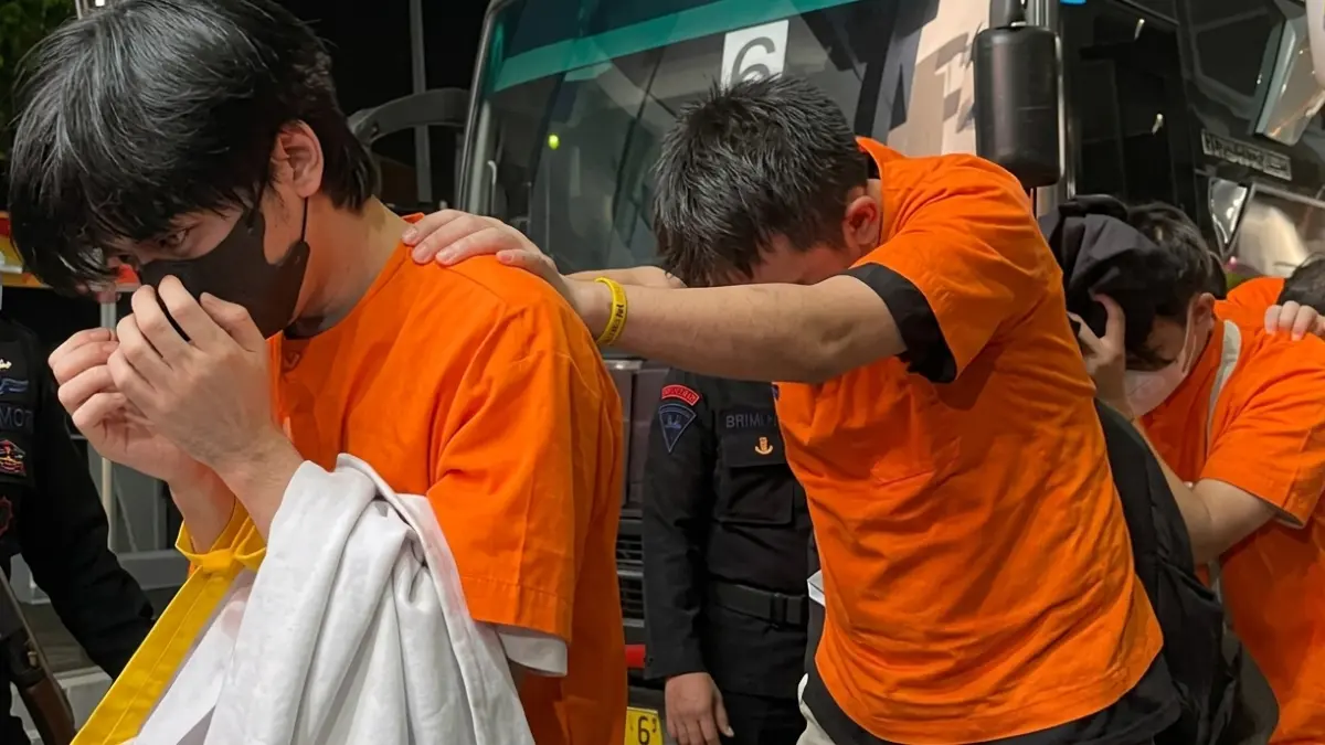 321 WNA YANG DIAMANKAN: 275 Menjadi Tersangka Kasus Sindikat Judol, Bos Belum Tertangkap. (Sumber: Istimewa)