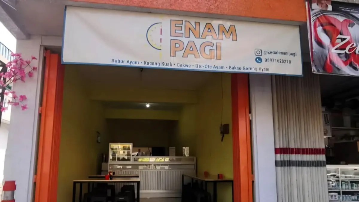 Kedai Bubur Ayam Enam Pagi. (Google Maps: Andreas Hartono)