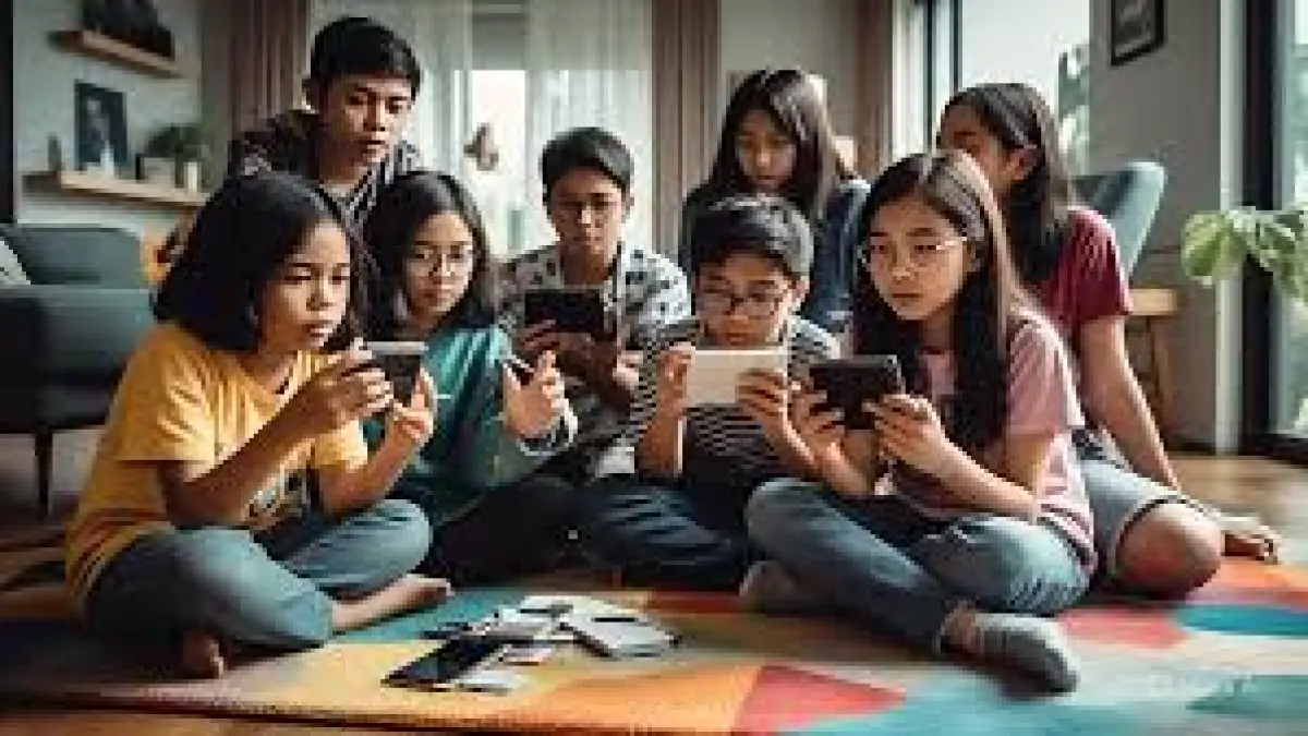Pemakian smartphone yang tidak dibatasi dapat menyebabkan brain rot (SumberL Bimbel BIC)