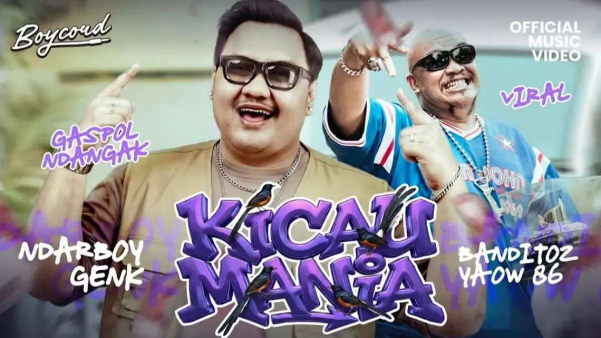 Thumbnail video klip "Kicau Mania" (youtube/BoyCord Music)