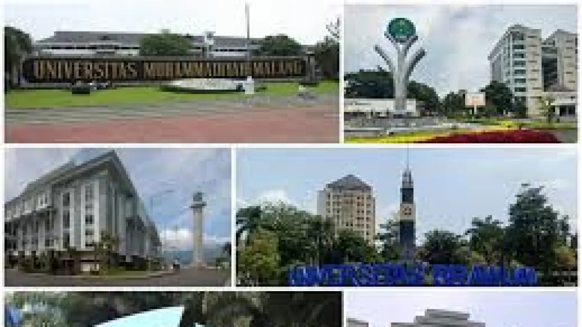 Universitas-universitas dengan ribuan mahasiswa (Sumber: Malang Inspirasi)