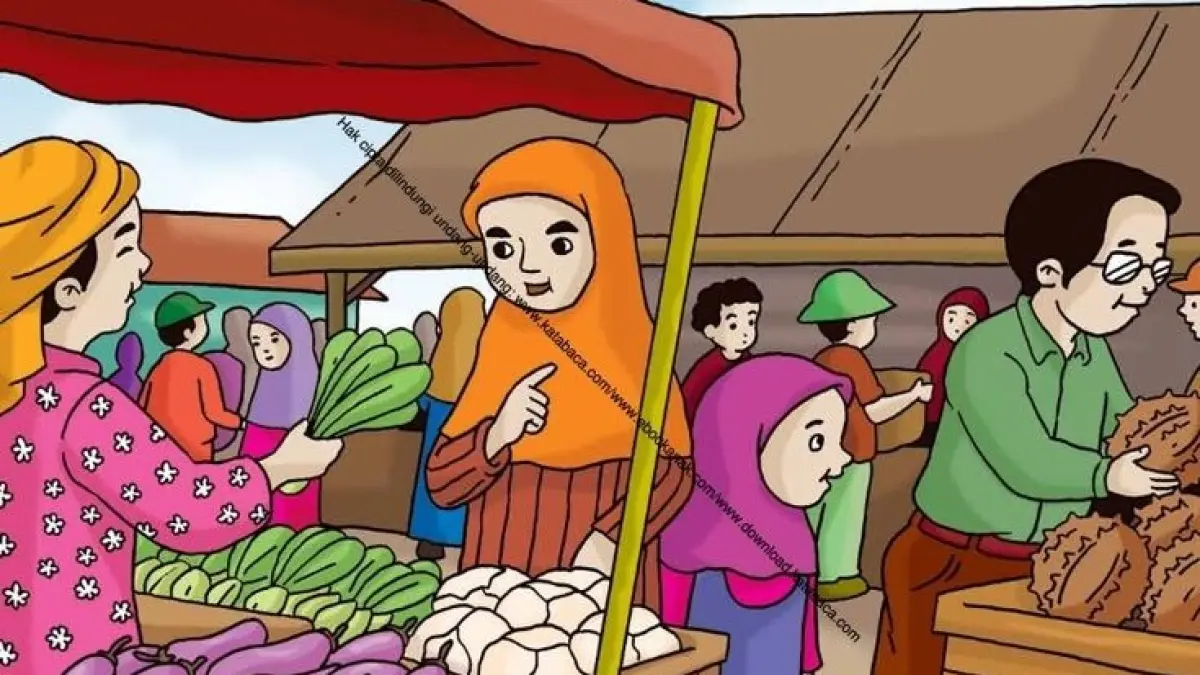 Illustrasi pedagang (Google)