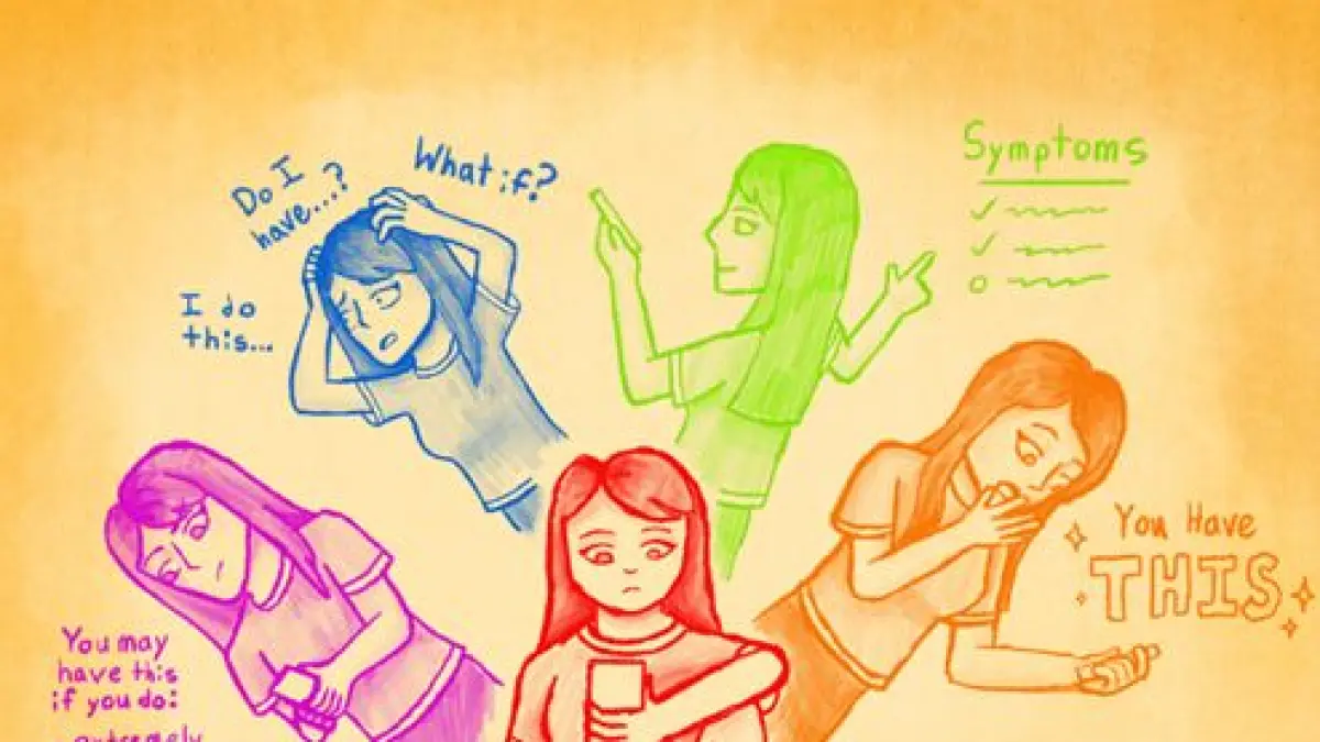 Ilustrasi sseorang yang melakukan self diagnose (Sumber: Fakultas Psikologi Universitas Tarumanagara - Untar)