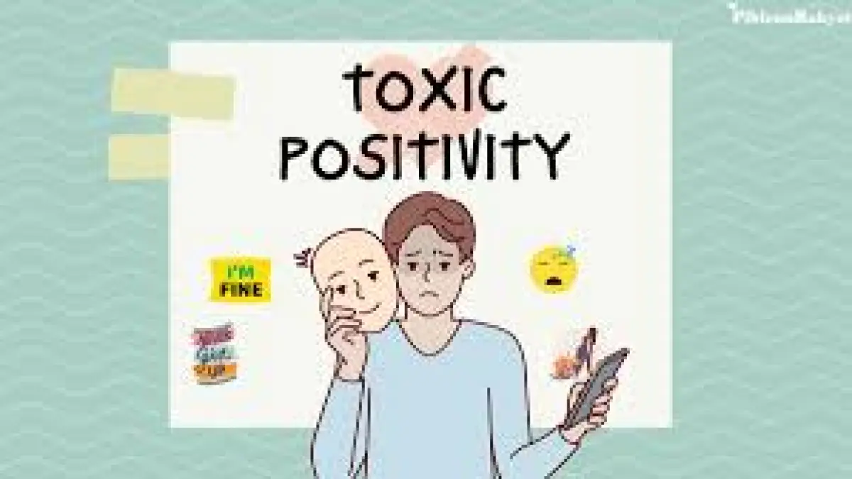 Ilustrasi toxic positivity (Sumber: Mudanesia - Pikiran Rakyat)