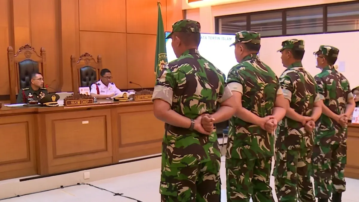 PERSIDANGAN PENYIRAMAN AIR KERAS: Dijadwalkan Pekan Depan oleh Hakim Militer. (Sumber: Istimewa)