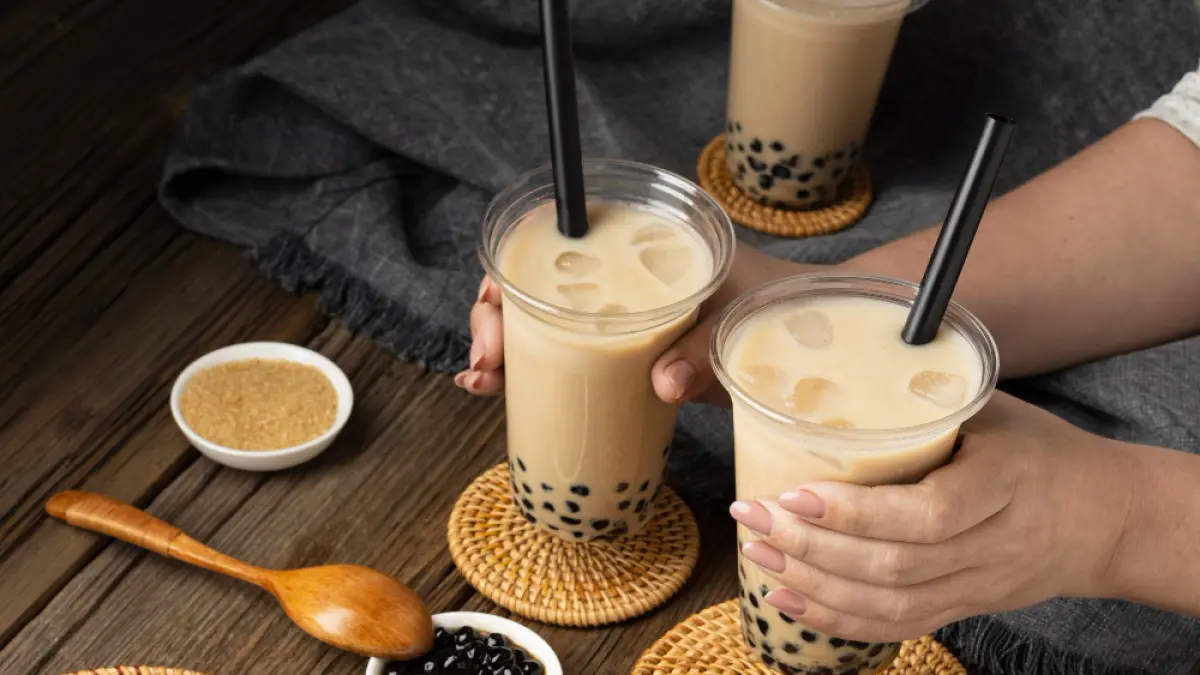 Ilustrasi milk tea (freepik).