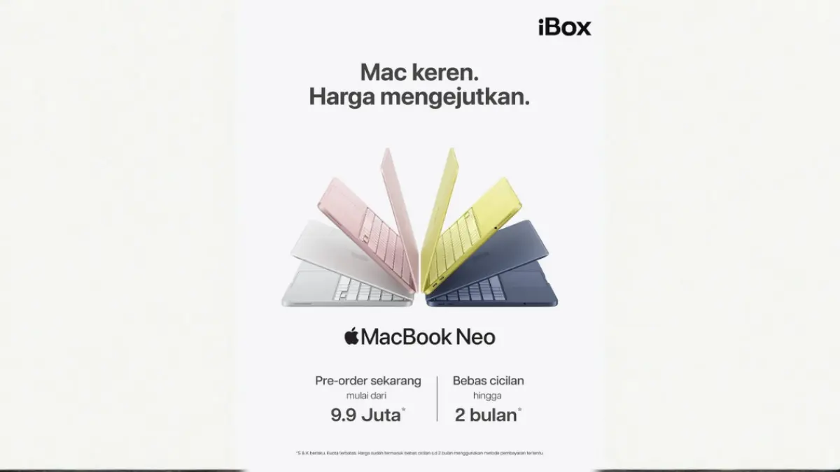 MacBook Neo resmi rilis di Indonesia (instagram/iboxindonesia)