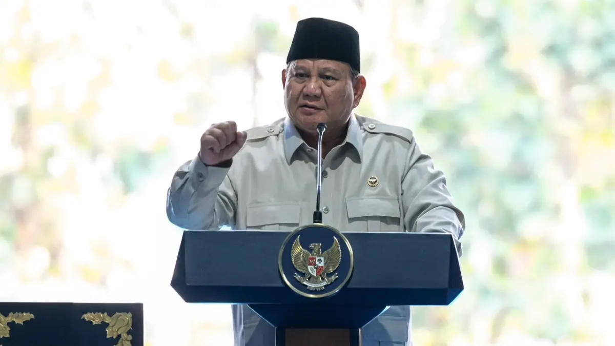 PRESIDEN RI PRABOWO SUBIANTO: Janjikan Penghargaan untuk Kapolri dan Panglima TNI. (Sumber: Istimewa)