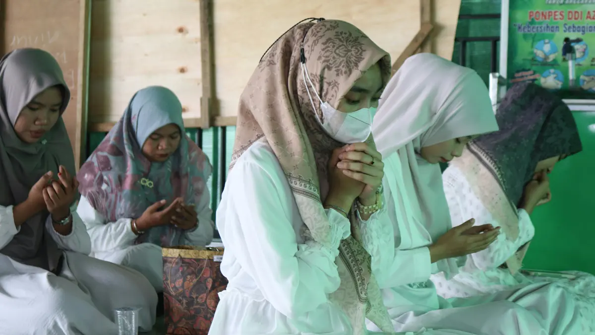 Ilustrasi kegiatan pesantren. (Pexels)