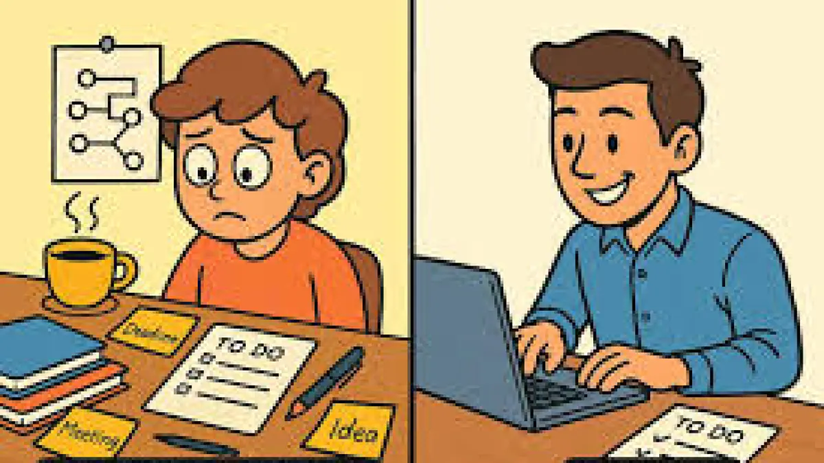 Ilustrasi kondisi seseorang yang mengalami overplanning (Sumber: Pixno)