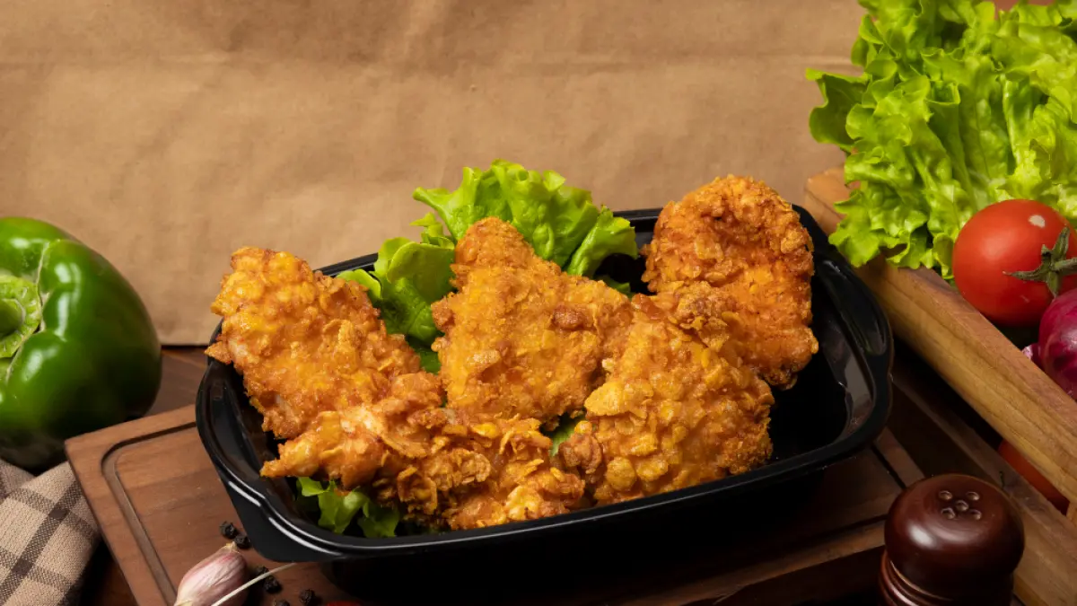 Ilustrasi ayam goreng (freepik).