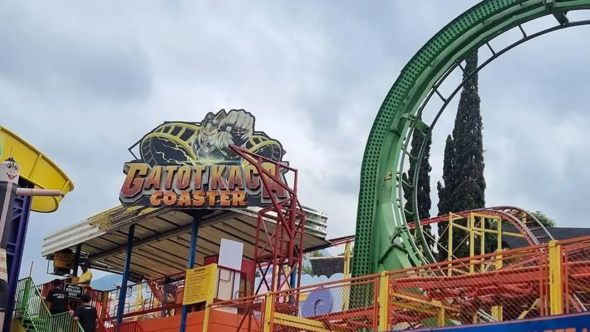 Wahana Gatotkaca Coaster di Jatim Park 1. (Google Maps: Faisal Nafis)