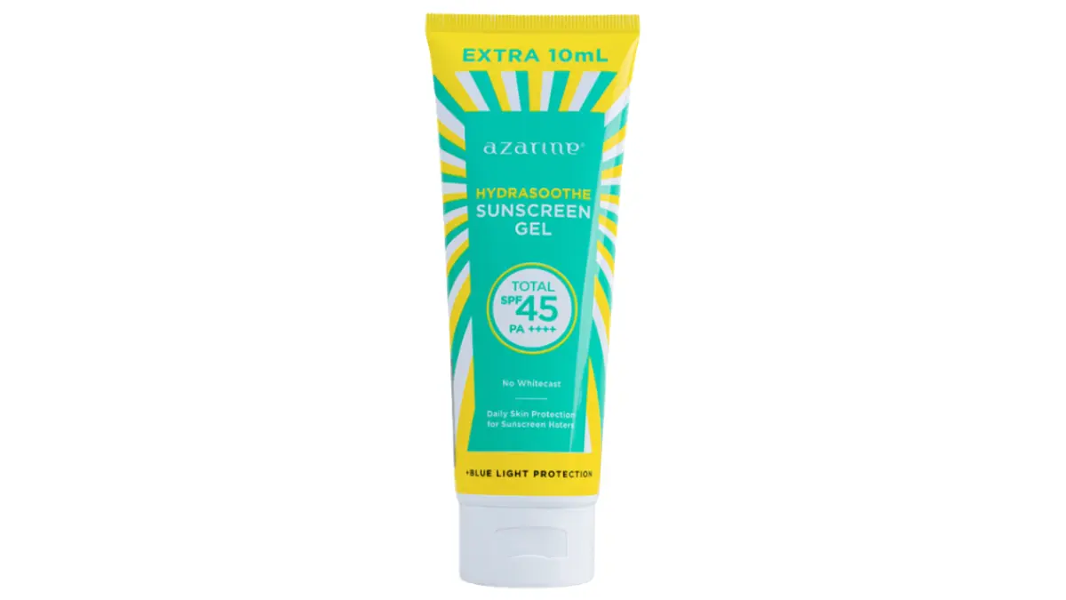 Azarine Hydrashoothe Sunscreen Gel Spf45+++ (sociolla.com)