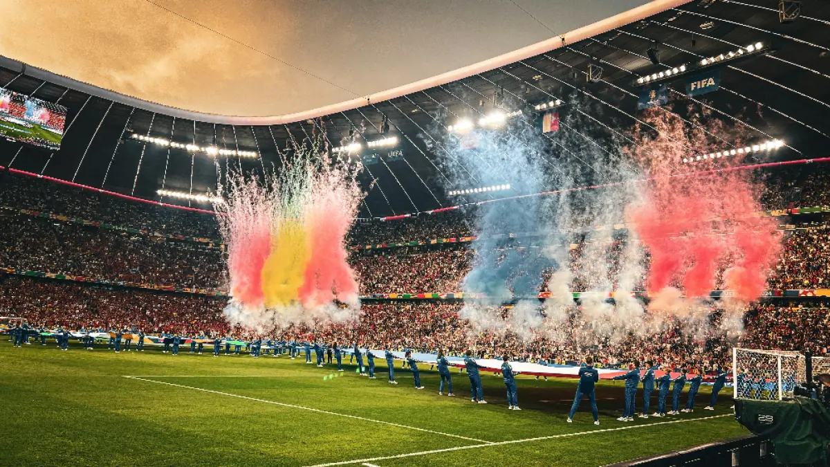 Ilustrasi kemeriahan Piala Dunia 2026. (Unsplash).