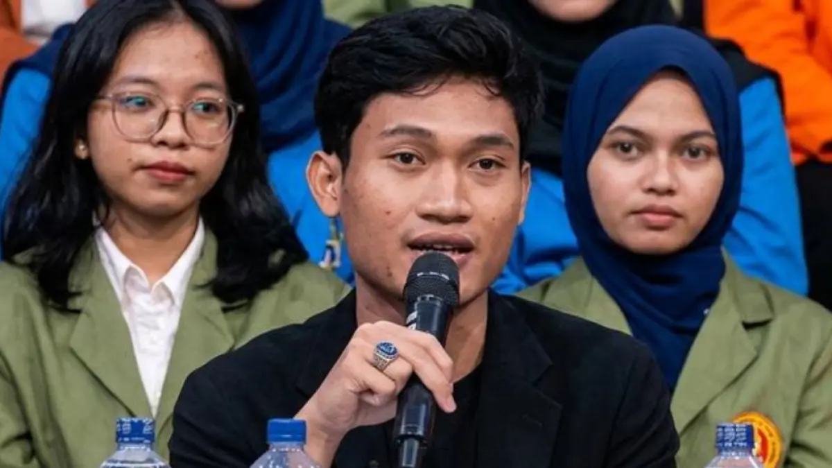 Mantan Ketua BEM UGM, Tiyo Ardianto dilaporkan Garda Prabowo atas dugaan penghinaan terhadap Presiden Prabowo. (Istimewa).