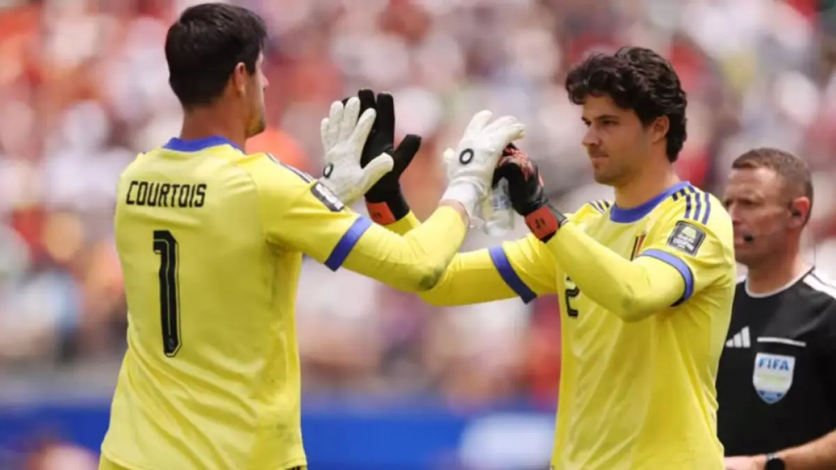 Kiper muda Timnas Belgia, Blunder Senne Lammens. (Istimewa).