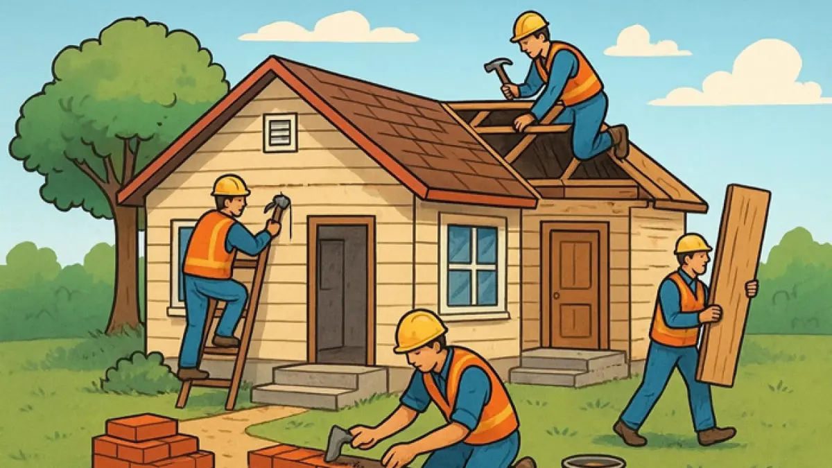 Illustrasi Bedah Rumah