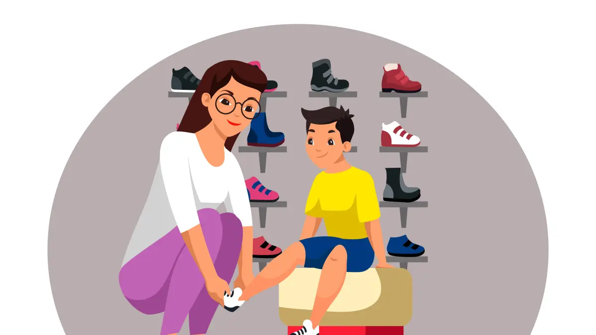 Illustrasi Pedagang Sepatu (Freepik)