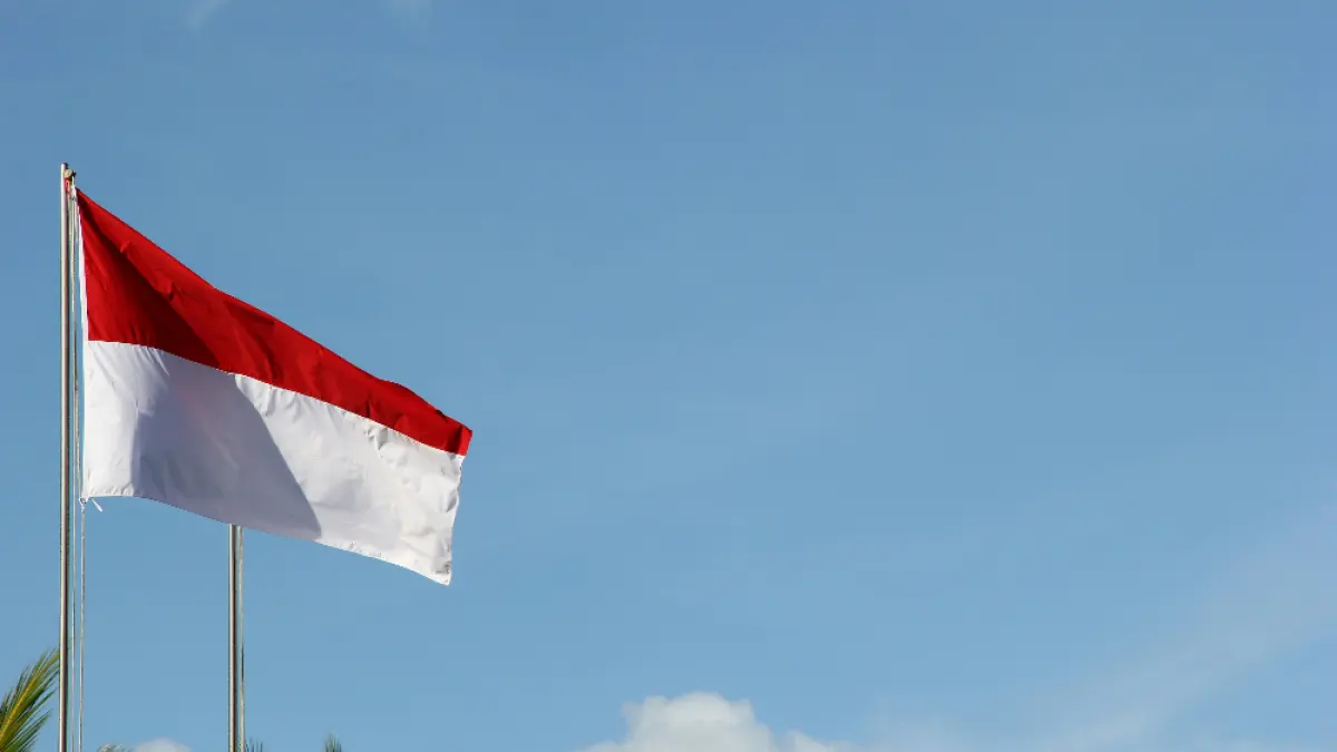 Foto: Bendera Indonesia. (Unsplash).