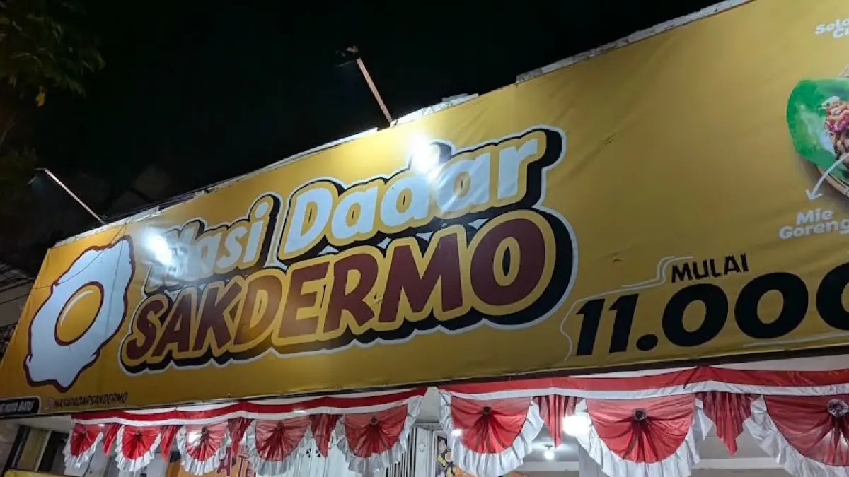 Nasi Dadar Sakdermo Batu. (Foto: google maps review)