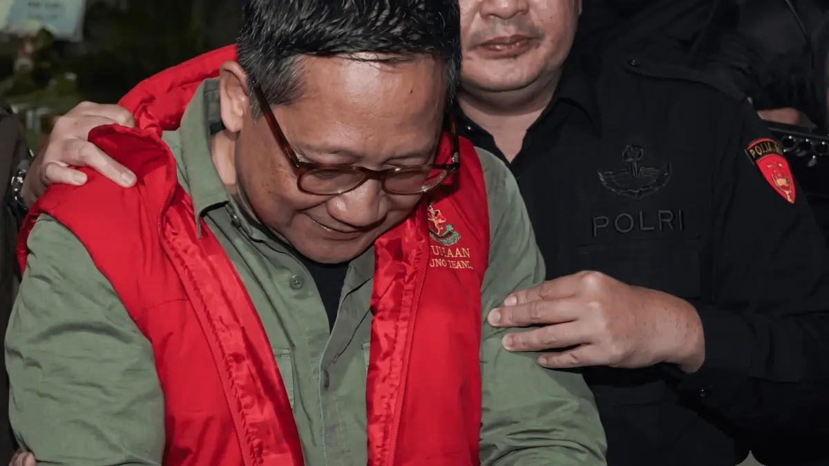 Mantan Dirut KBS, Chairul Anwar ditangkap dugaan korupsi. (Sumber: Youtube).